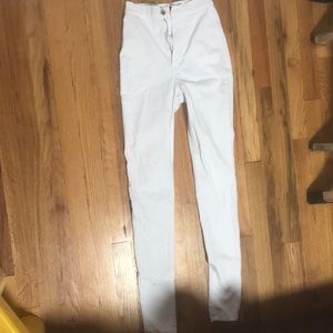 White jeans